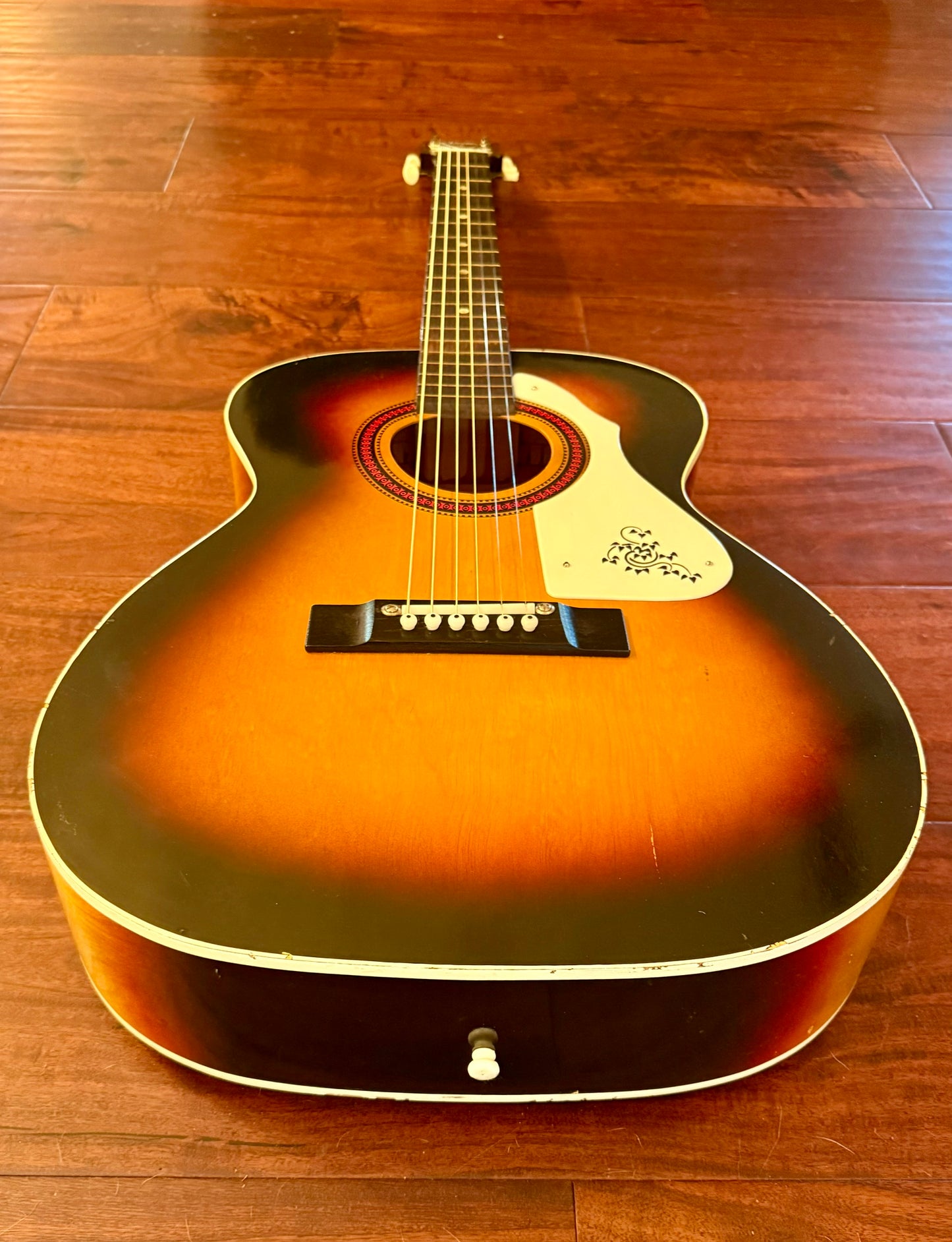 Vintage 1971 Harmony Stella H941 USA Made Acoustic Guitar