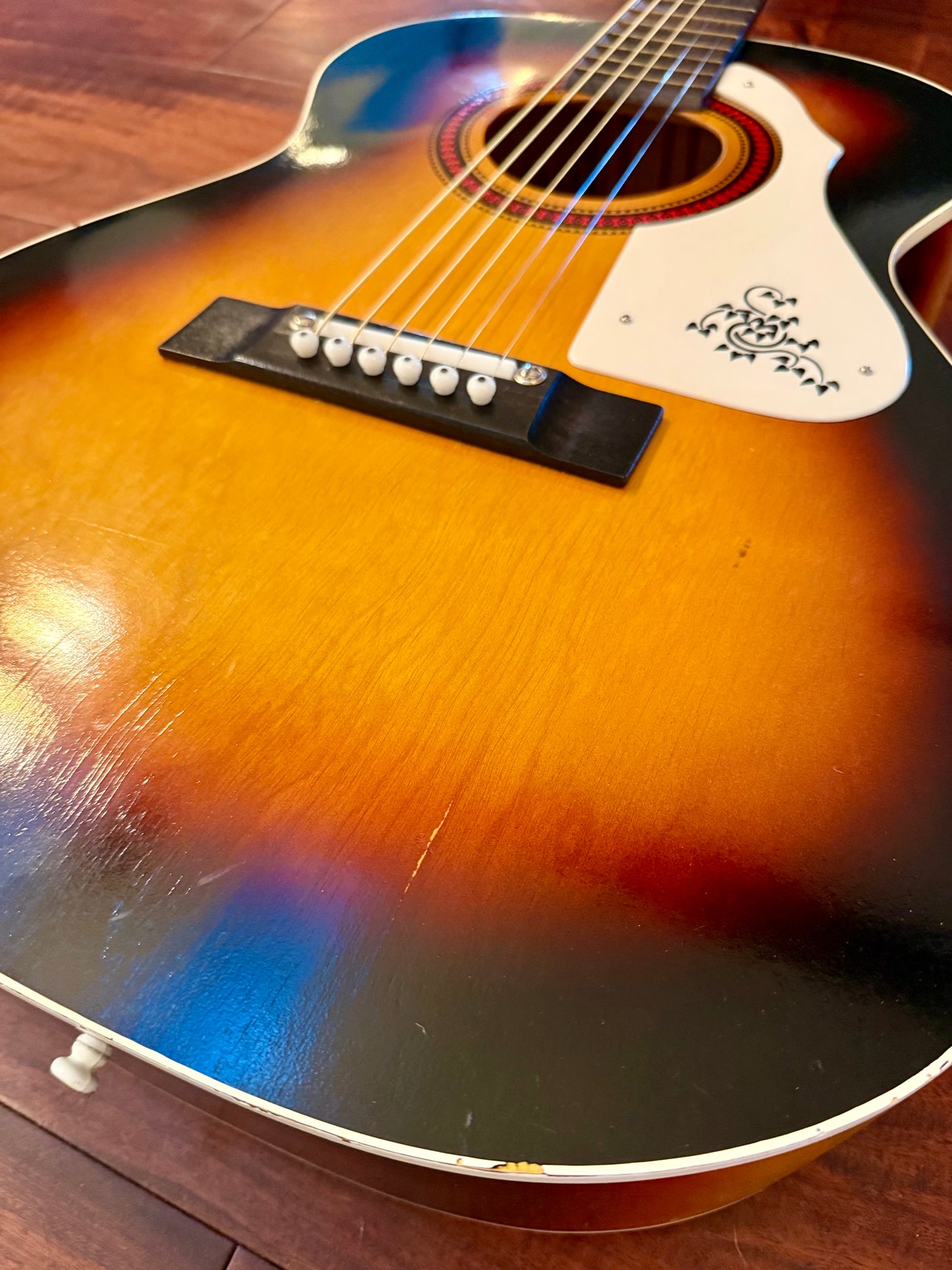 Vintage 1971 Harmony Stella H941 USA Made Acoustic Guitar