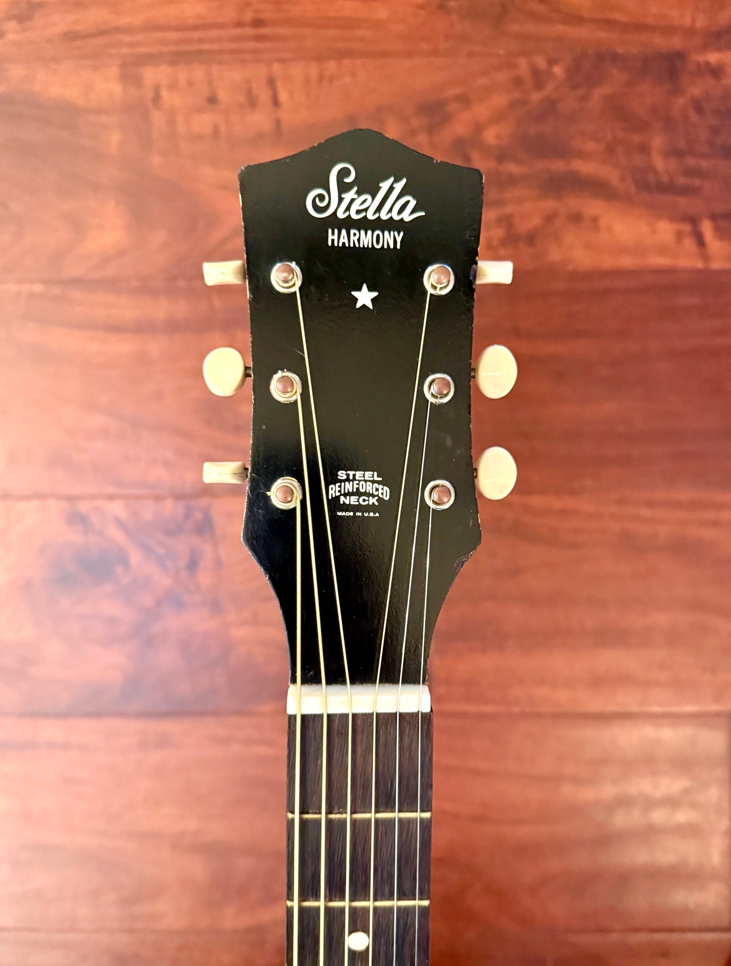Vintage 1971 Harmony Stella H941 USA Made Acoustic Guitar