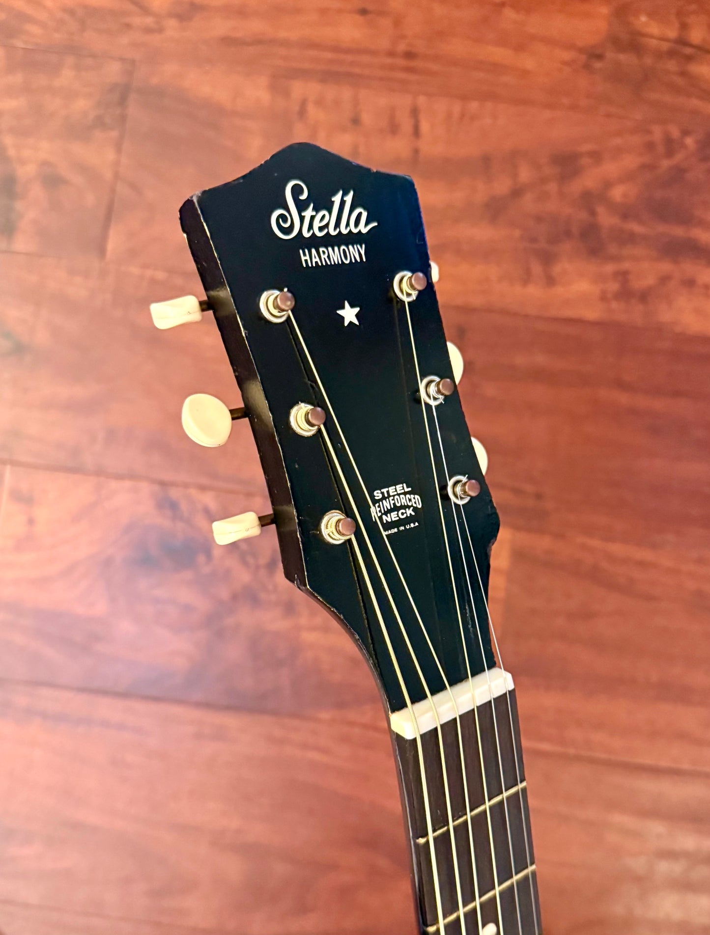 Vintage 1971 Harmony Stella H941 USA Made Acoustic Guitar