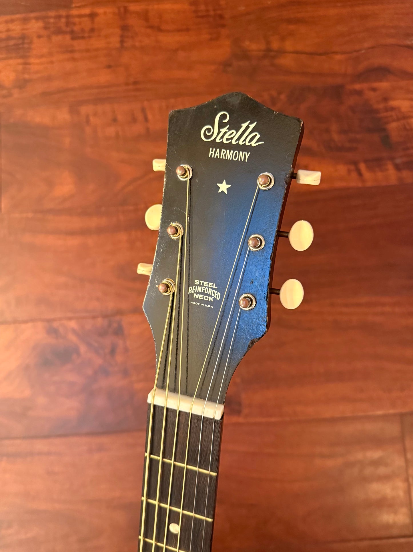 Vintage 1971 Harmony Stella H941 USA Made Acoustic Guitar