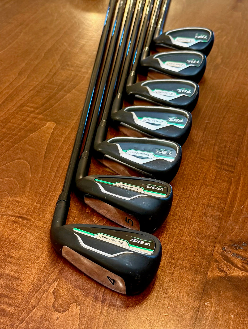 Turbo Power FBS Black Set of Shorter Irons 4-PW