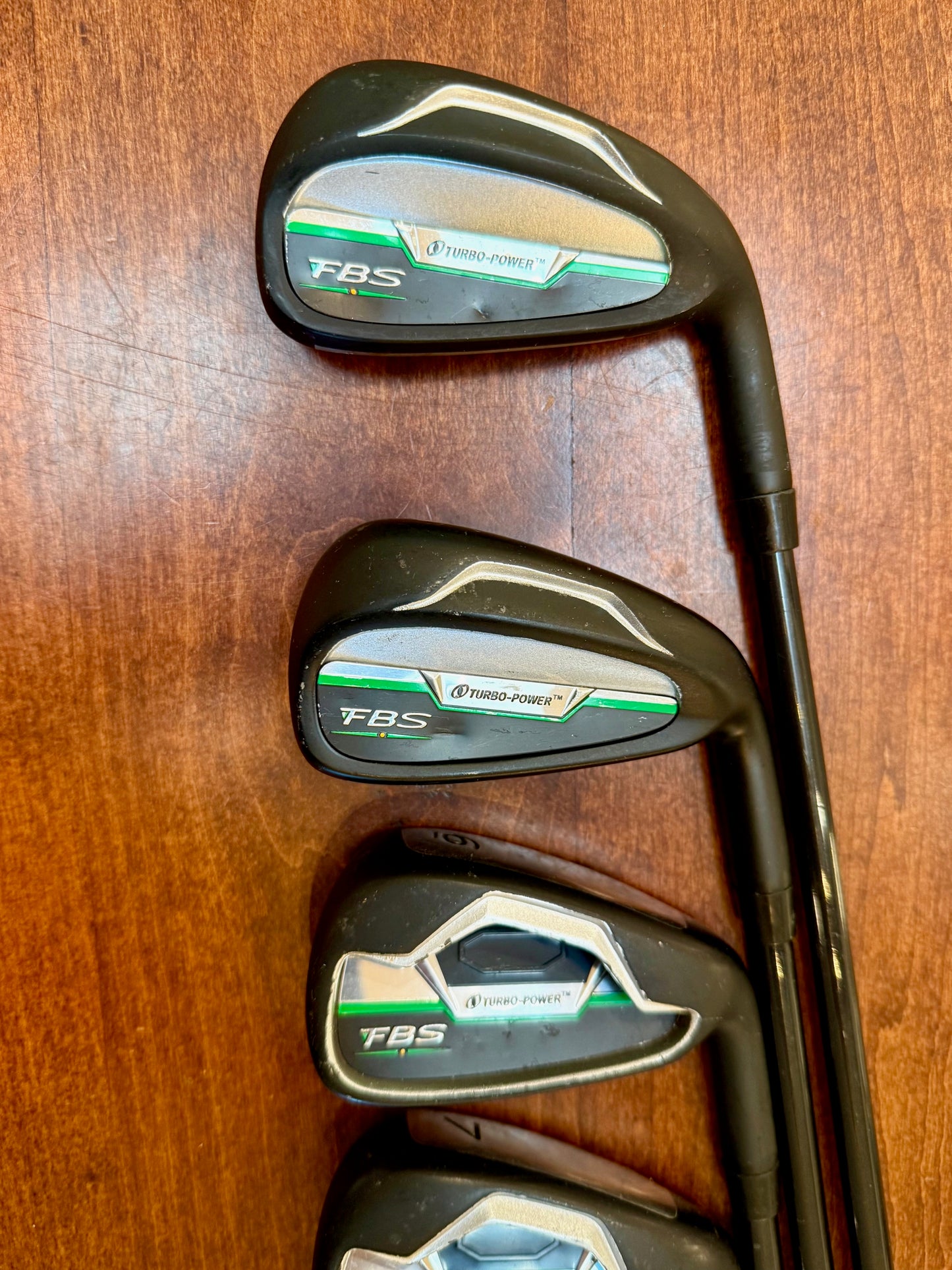 Turbo Power FBS Black Set of Shorter Irons 4-PW
