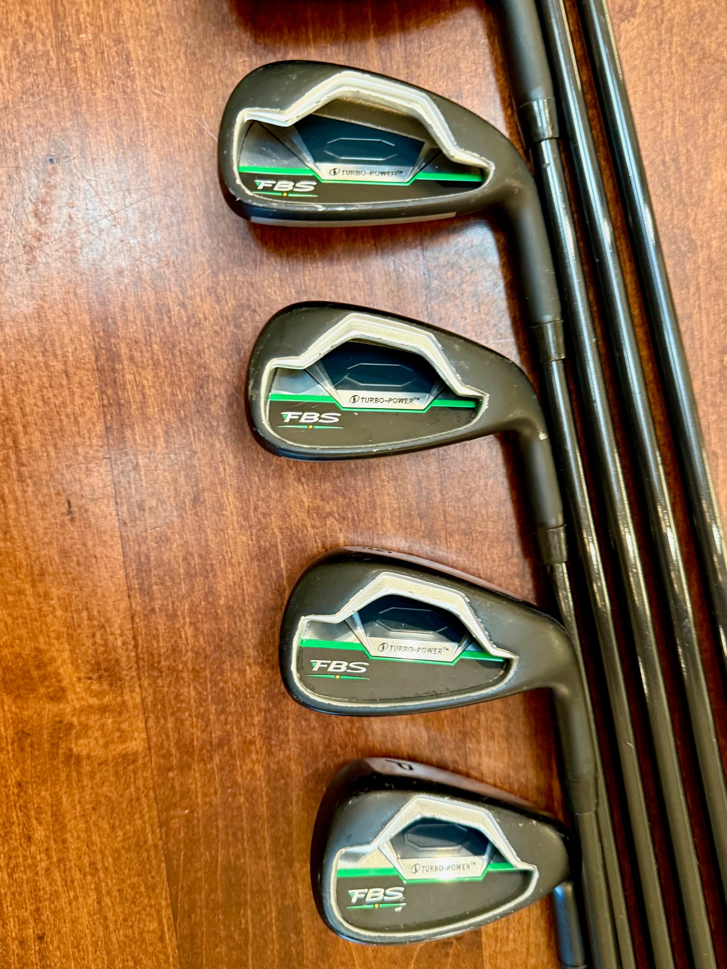Turbo Power FBS Black Set of Shorter Irons 4-PW