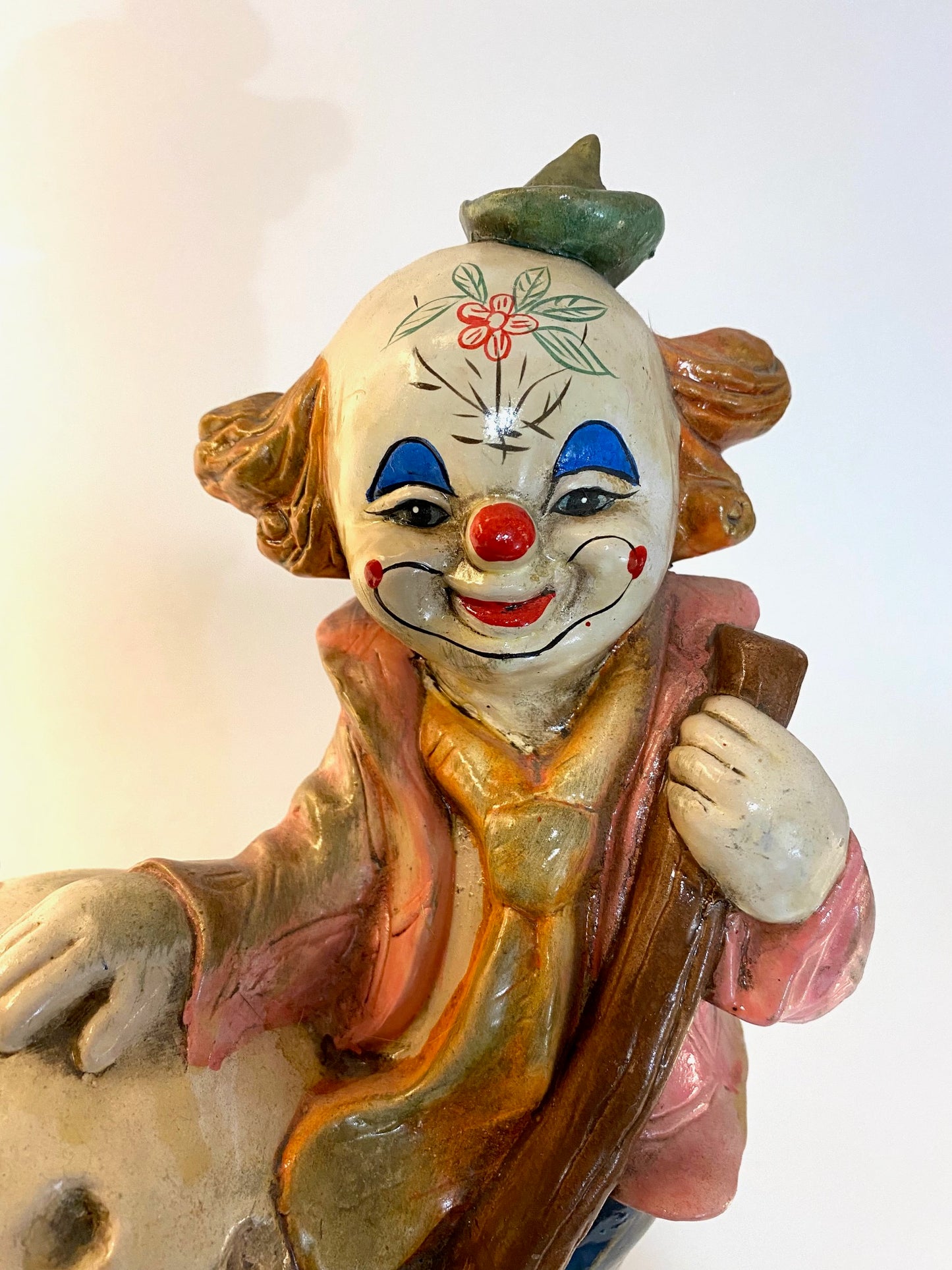 Vintage "Creepy Clown" Golfer Coin Bank