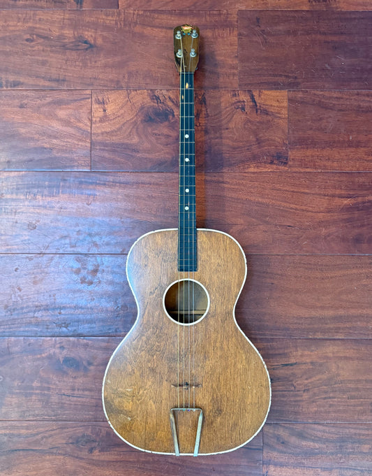 Vintage 1930's P'Mico Collegiate Acoustic Tenor Guitar
