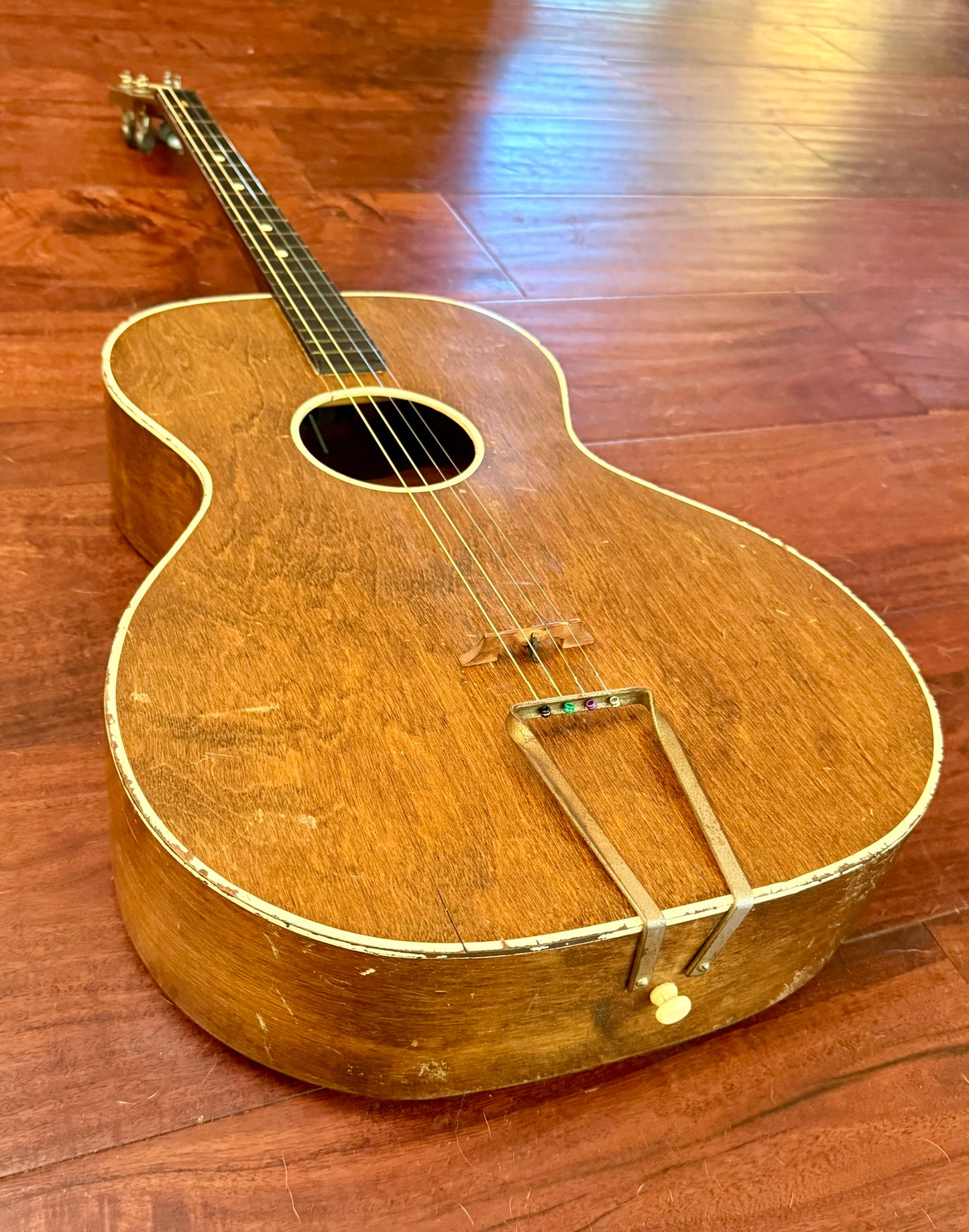 Vintage 1930's P'Mico Collegiate Acoustic Tenor Guitar