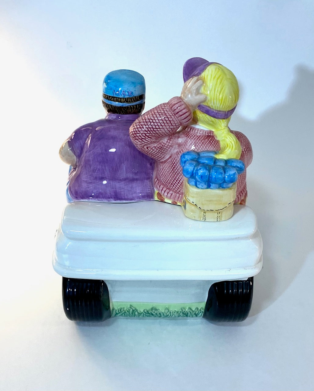 Vintage "Golf n Go" Lotus Golfing Coouple Cookie Jar