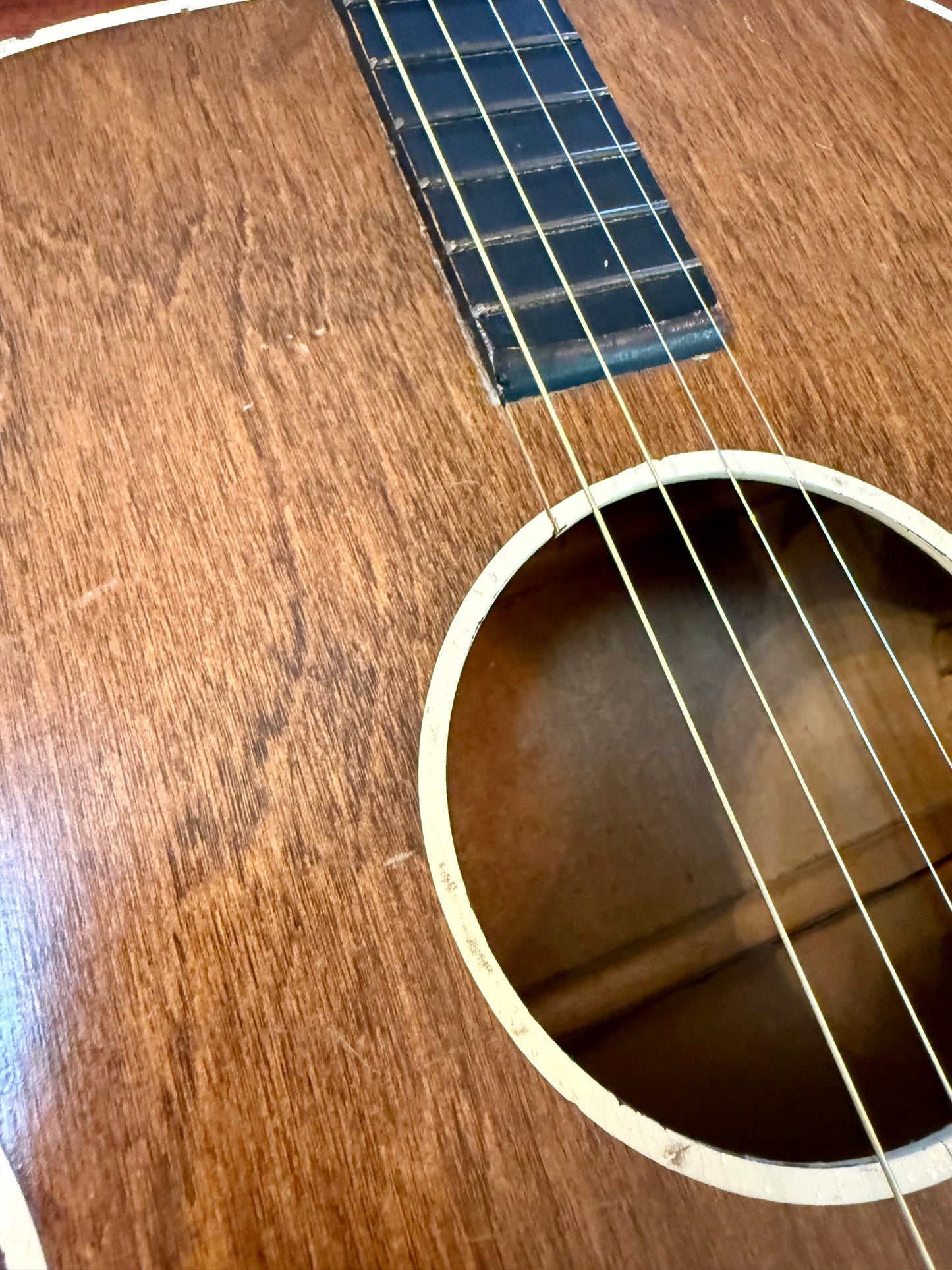 Vintage 1930's P'Mico Collegiate Acoustic Tenor Guitar