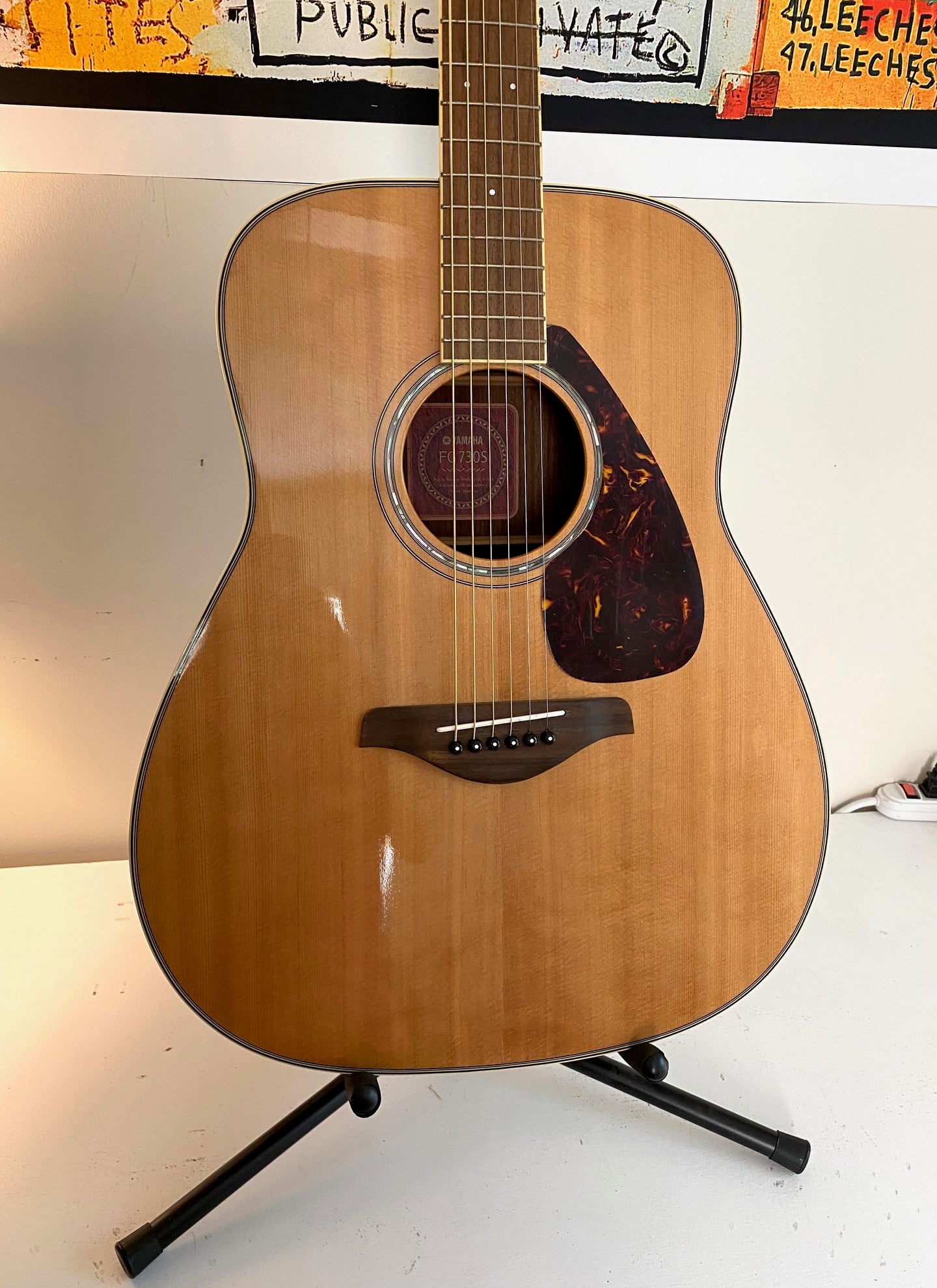 Vintage 2000 Yamaha FG730S Solid Top Acoustic Guitar