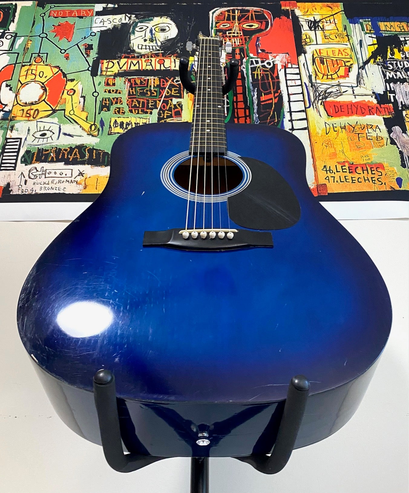 Johnson by AXL Acoustic Blueburst Guitar