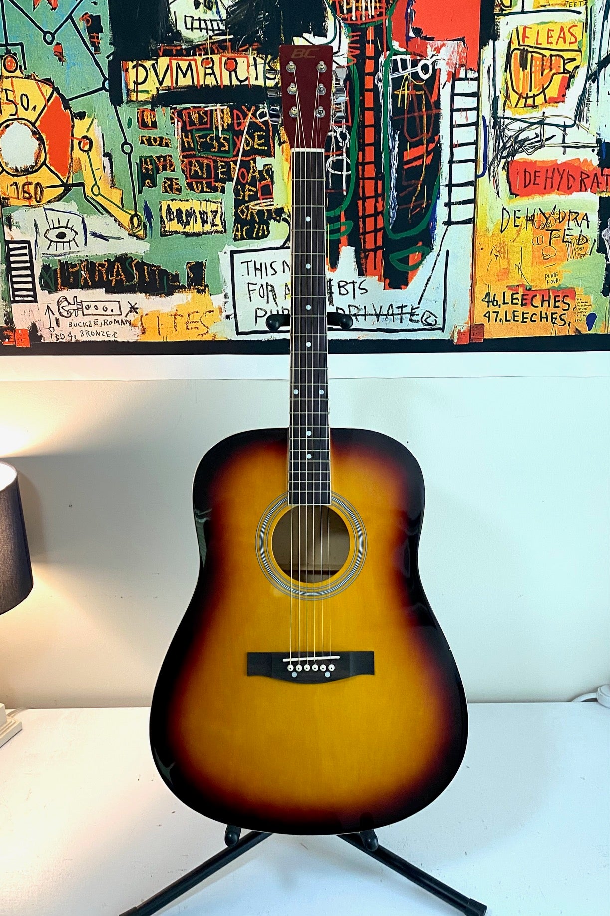 BC Sunburst Acoustic Guitar