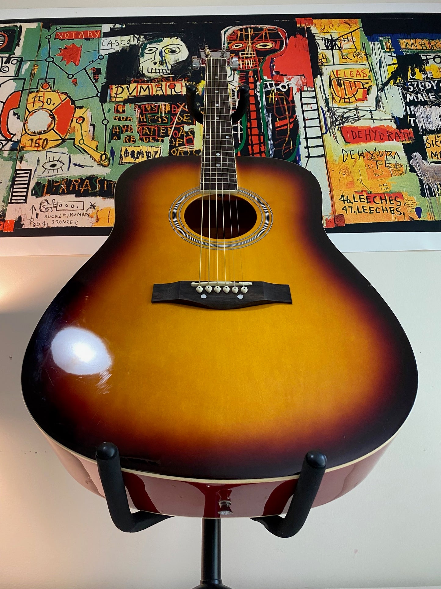 BC Sunburst Acoustic Guitar