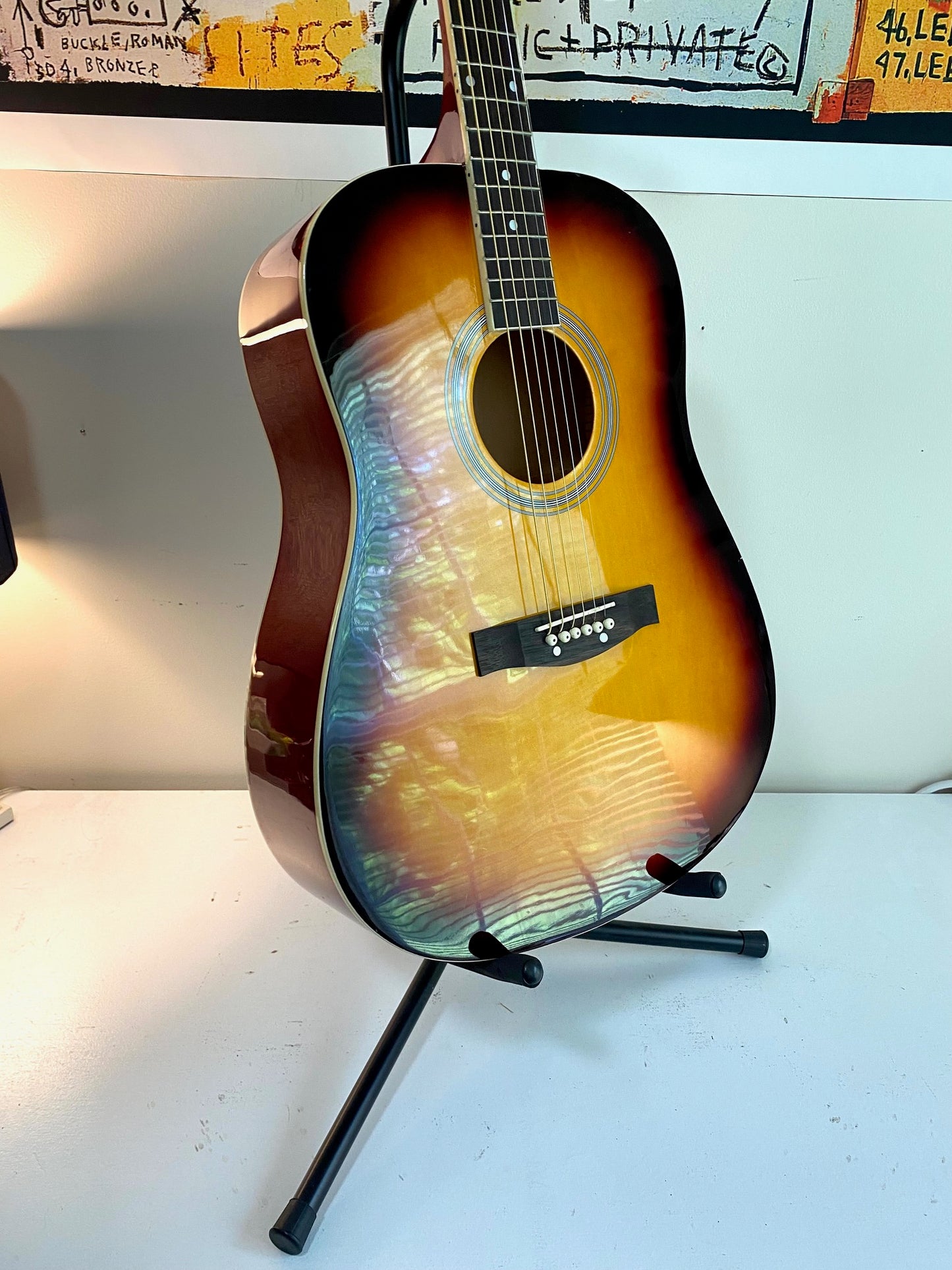 BC Sunburst Acoustic Guitar