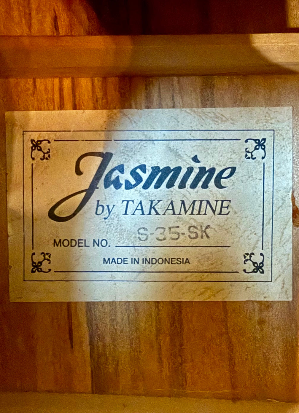Takamine Jasmine S-35-SK Mahogany Acoustic Guitar