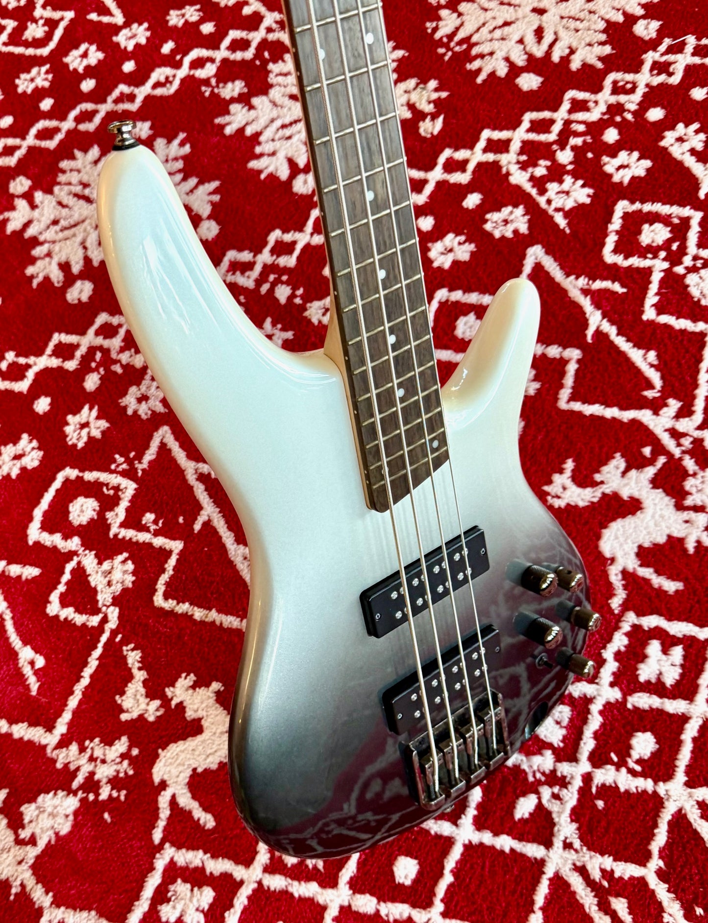 Ibanez SR300E 1P-01 Electric Bass Guitar, Pearl Black Fade