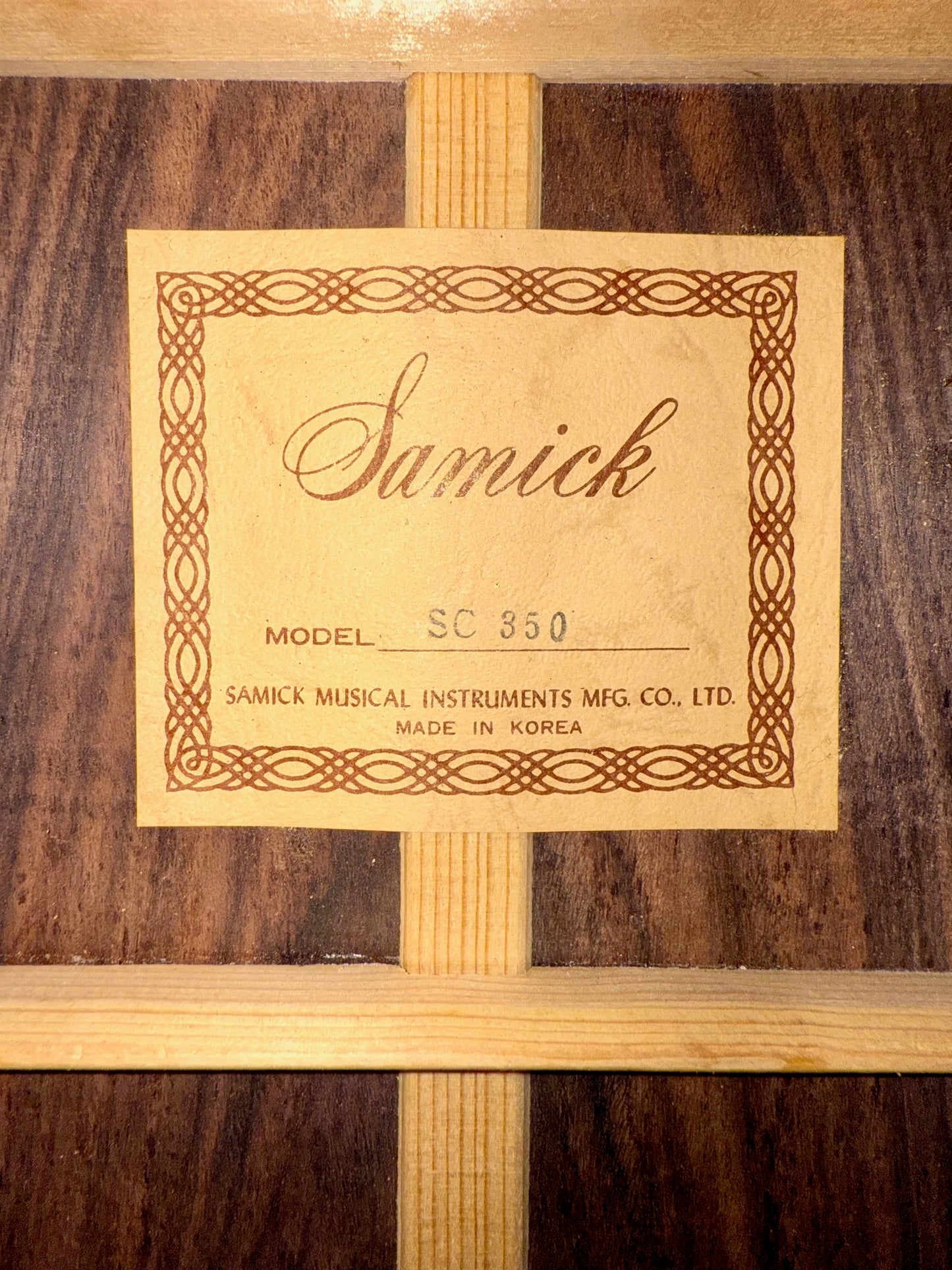 Vintage Samick SC-350 Classical Acoustic Guitar