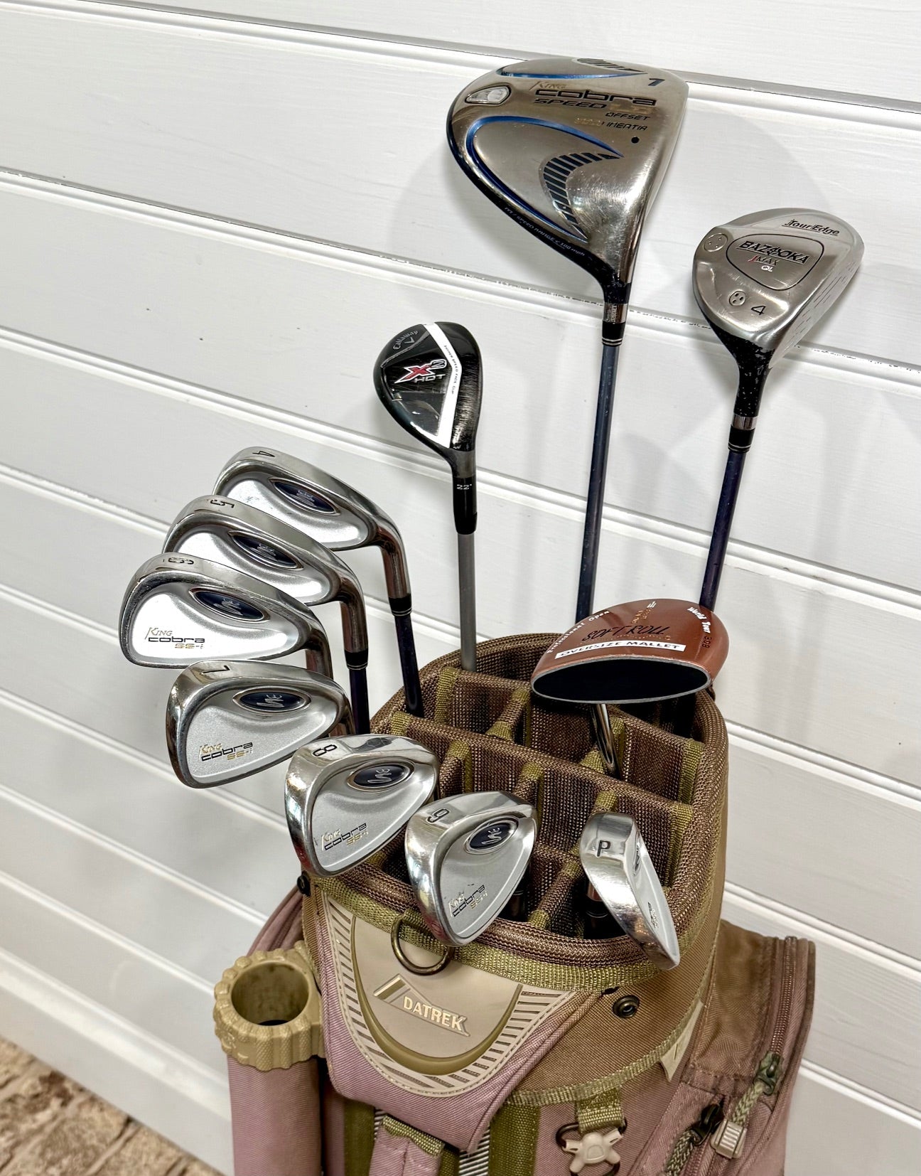 Ladies King Cobra/Callaway Set of Golf Clubs W/Bag & Extras
