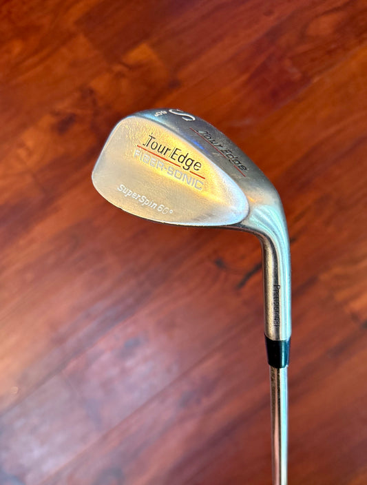 Tour Edge FIBER SONIC LW SuperSpin 60 Degree Lob Wedge Golf Club
