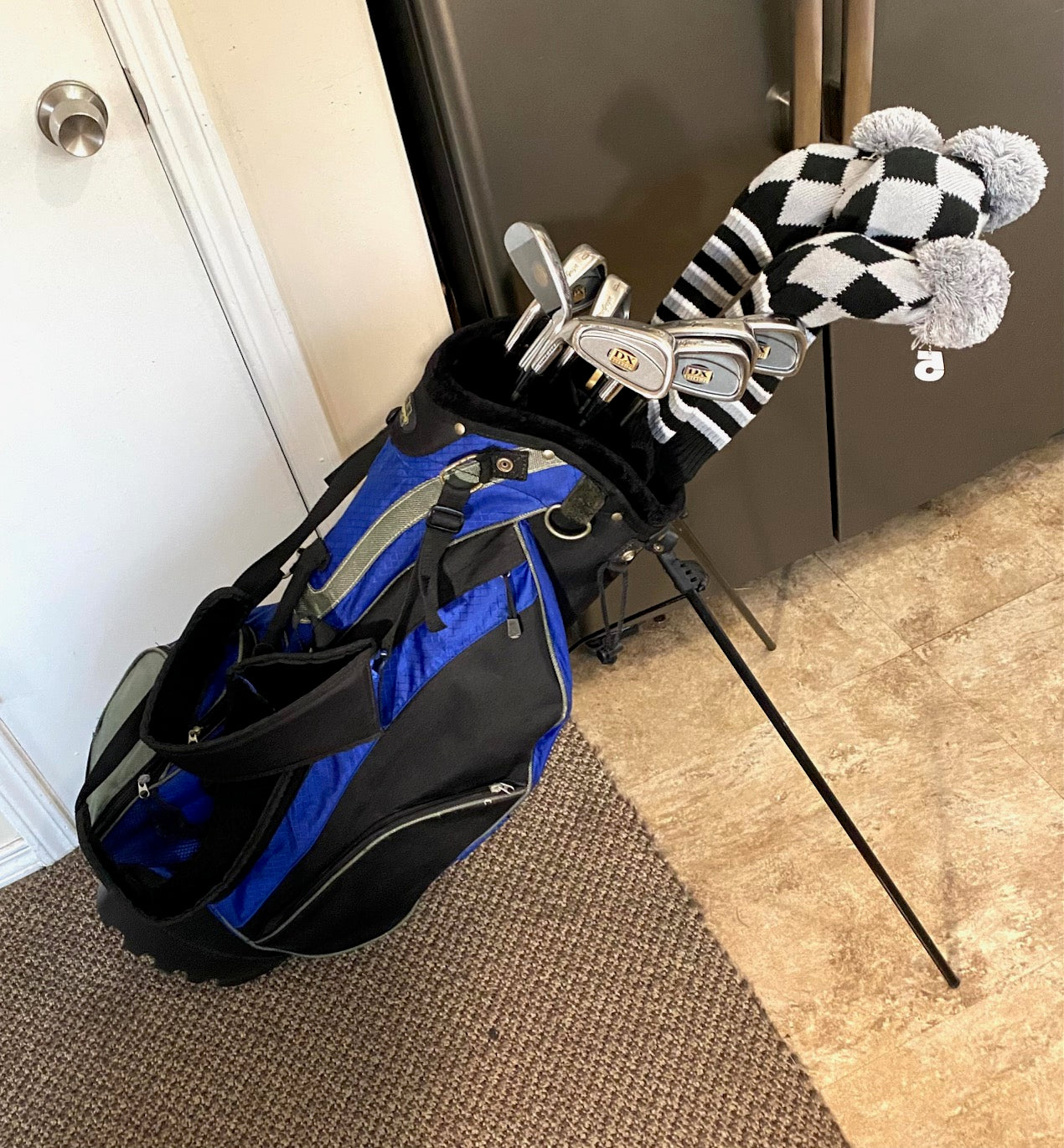 Left-Handed MacGregor DX/Callaway/T-Made Full Set of Golf Clubs W/Bag & Extras