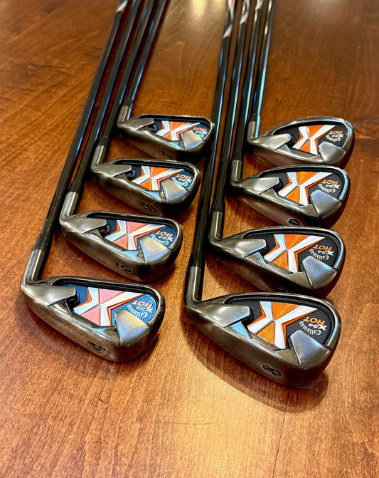Callaway X24 Hot Black Irons Set 4-PW,SW