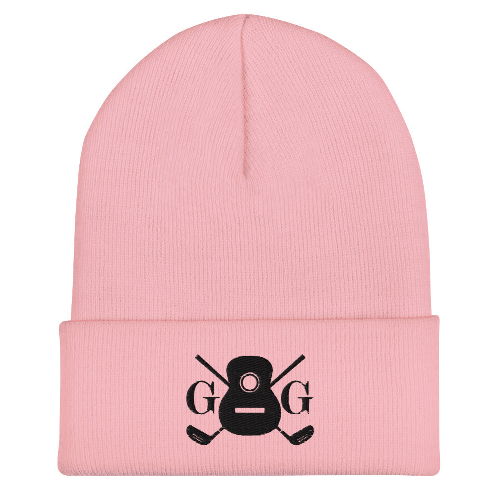 "G&G" Black Logo Cuffed Beanie Hat on Your Color Choice