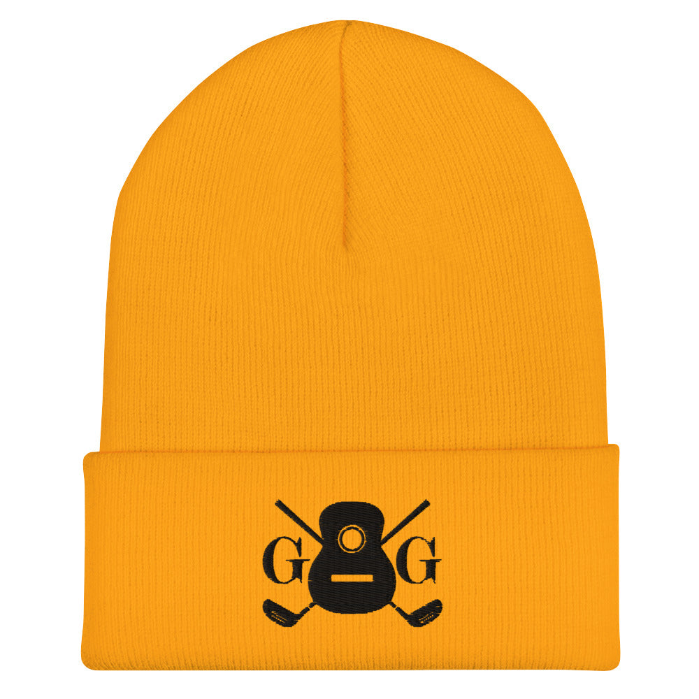 "G&G" Black Logo Cuffed Beanie Hat on Your Color Choice