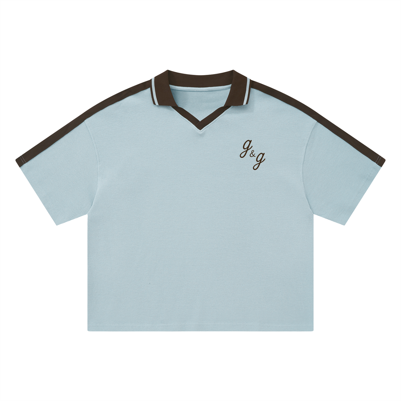 Unisex Color Block Polo Shirt