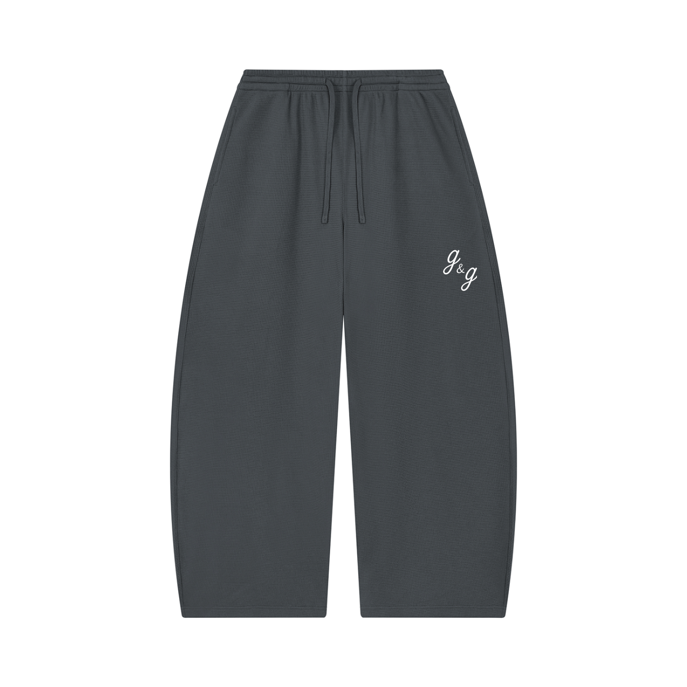 "Home Pants" g&g Waffle Barrel Sweat Pants
