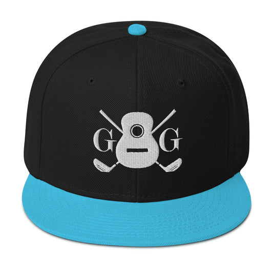 "G&G" Embroidered White Logo Snapback Hat Your Color Choice