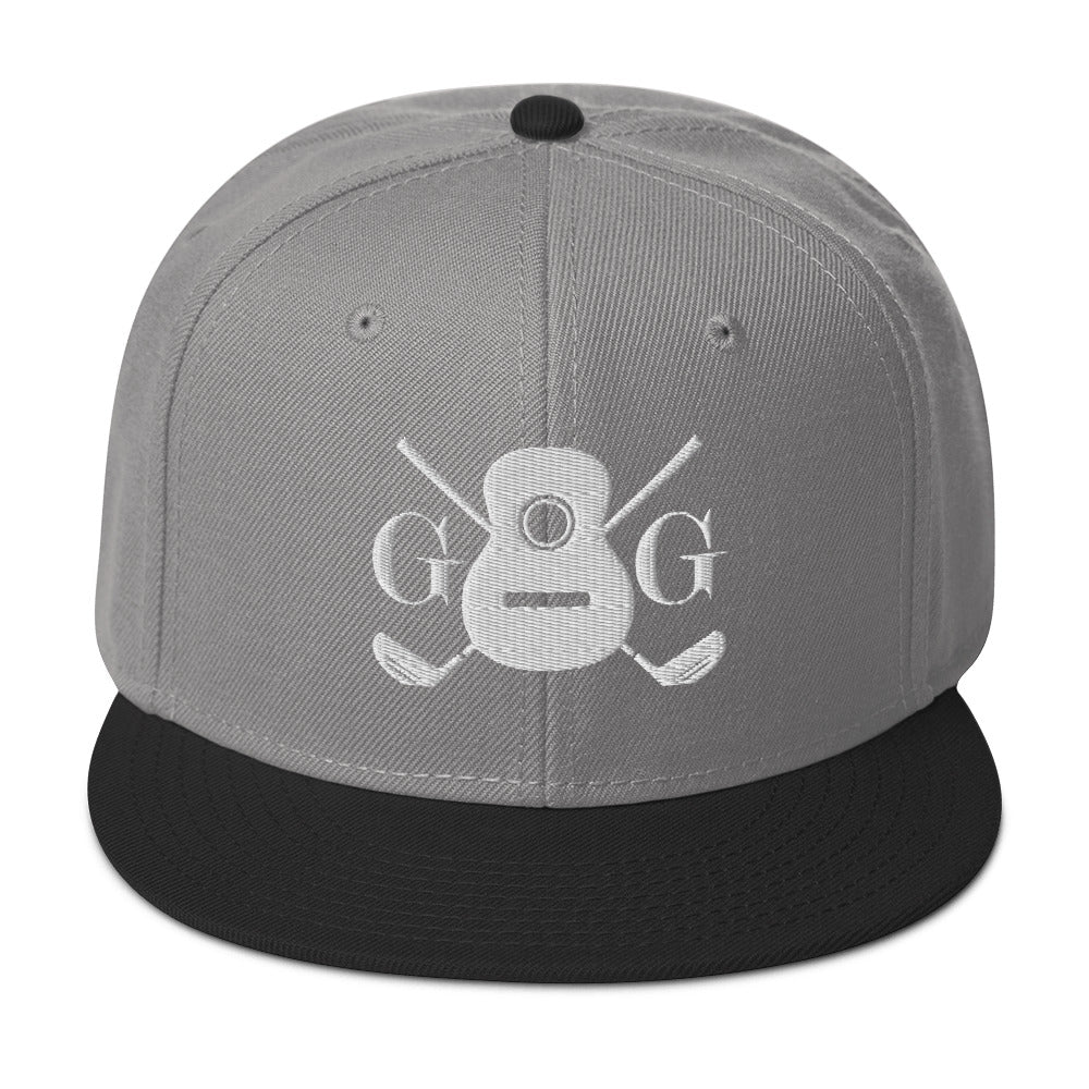 "G&G" Embroidered White Logo Snapback Hat Your Color Choice