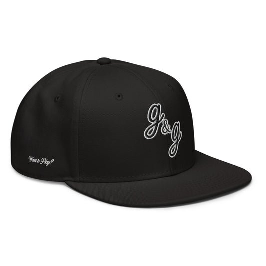 g&g Bold Puff Embroidered TOUR Snapback Hat