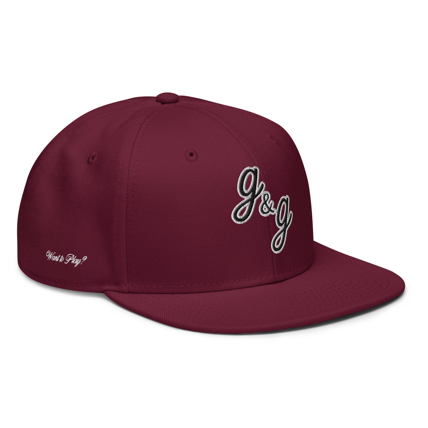 g&g Bold Puff Embroidered TOUR Snapback Hat