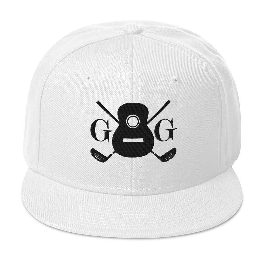 "G&G" Embroidered Logo Black Snapback Hat Your Color Choice